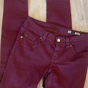 Miss Me Women's Burgundy Jeans